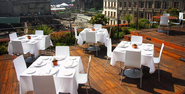 El Mayor: Restaurante con vista al Centro Histórico