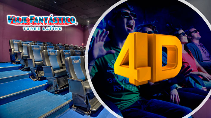 Cine 4D, Túnel giratorio y Laberinto de espejos ¡en Torre Latinoamericana!
