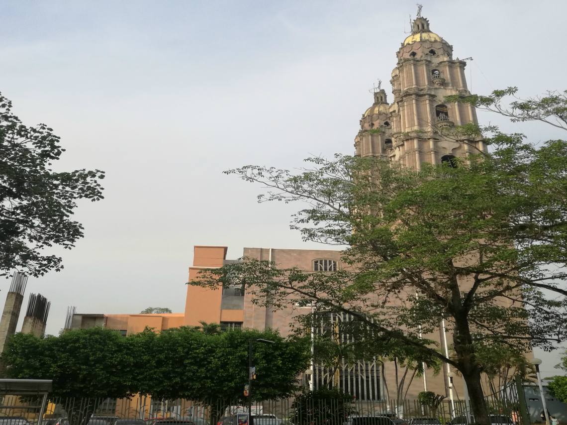 Catedral del Señor de Tabasco, en Villahermosa. (Foto: Abner Vélez)