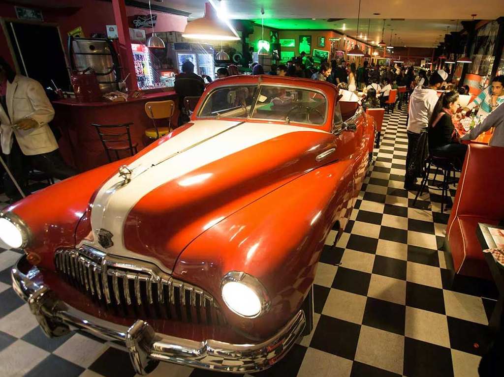 Cafeterías rockabilly auto