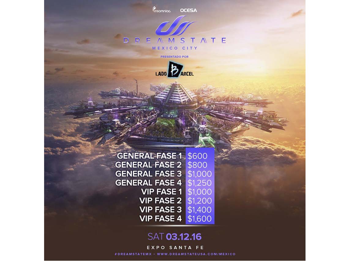 dreamstate mexico precios