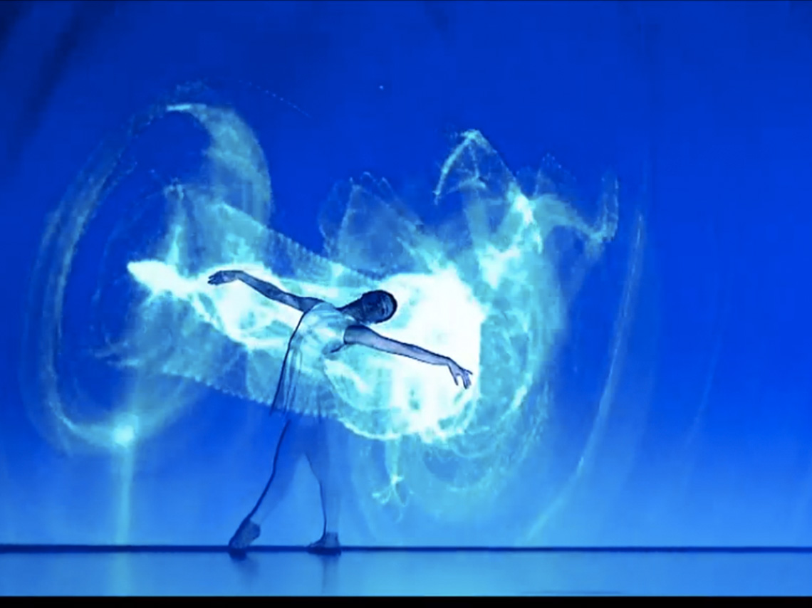 “ENRA” ballet japonés: animación, arte digital y luz