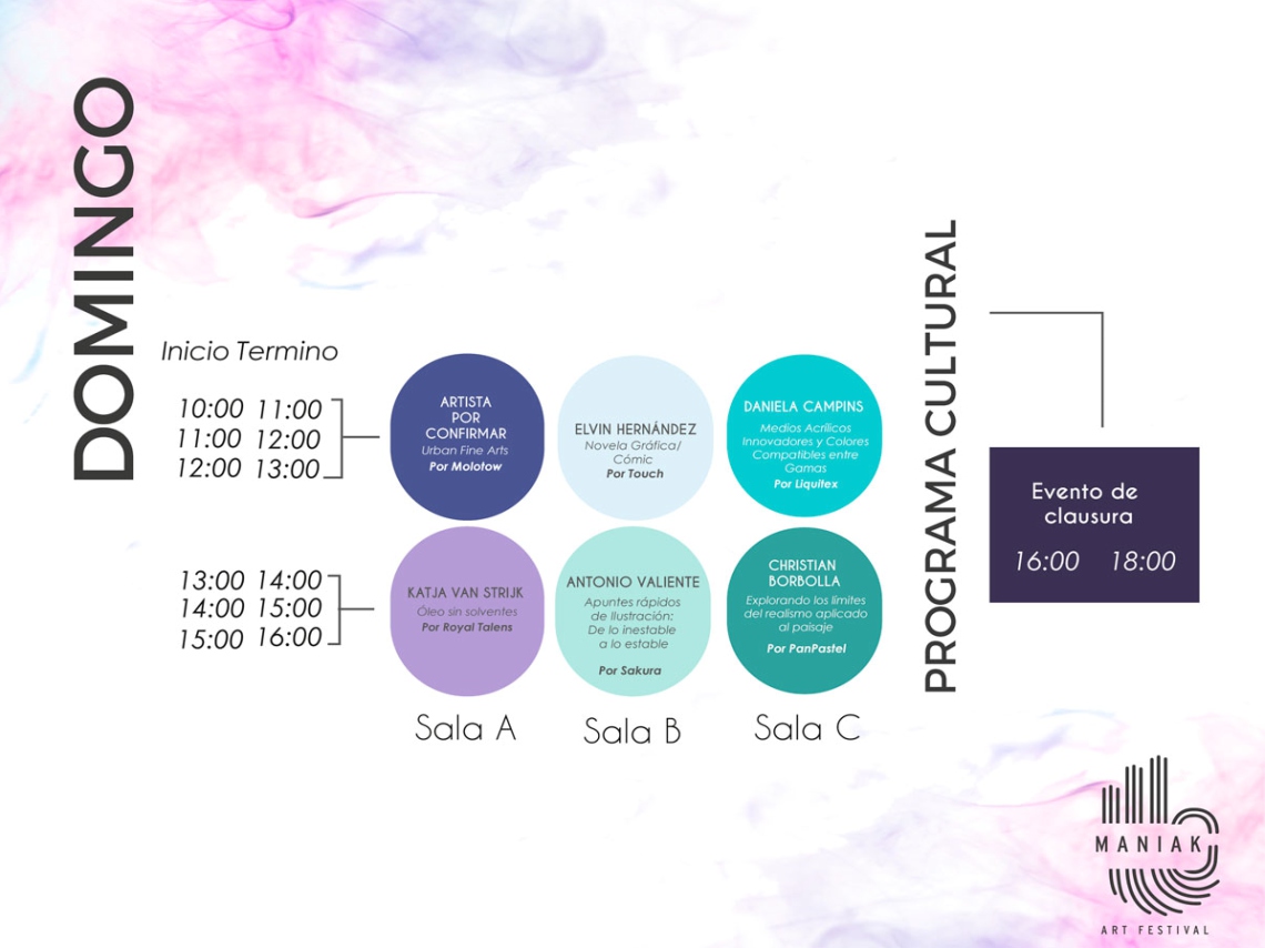 No te pierdas el Maniak Art Festival. 
