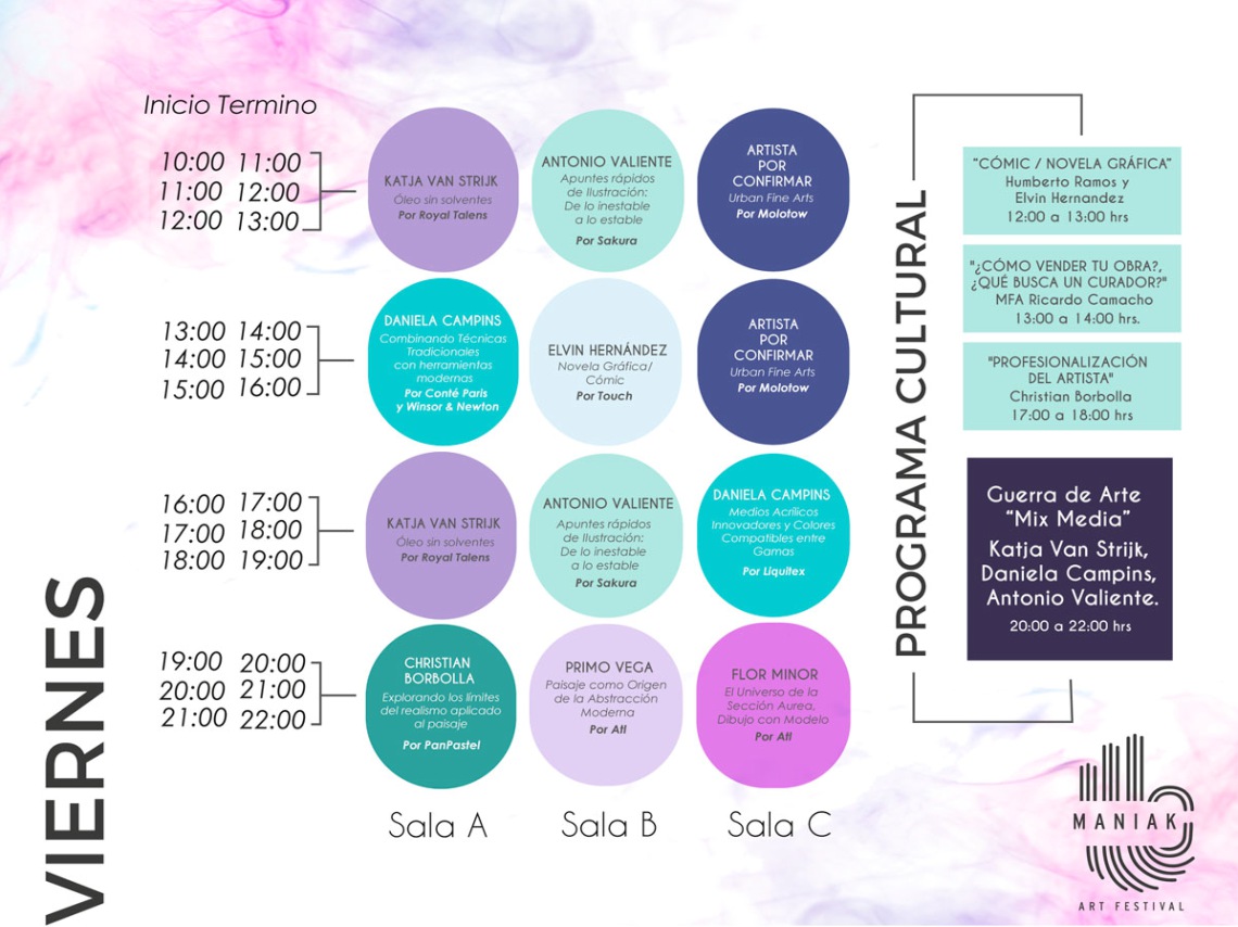 No te pierdas el Maniak Art Festival. 