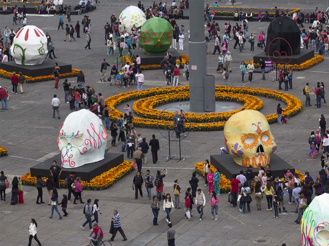 Disfruta de la Megaofrenda del Zócalo 2016