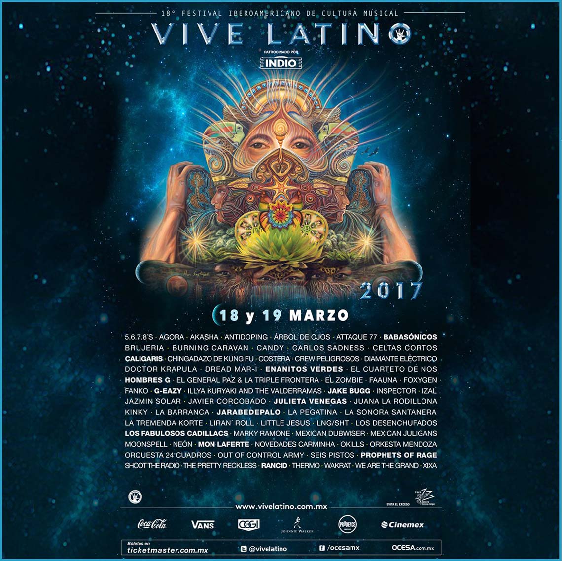 cartel vive latino 2017