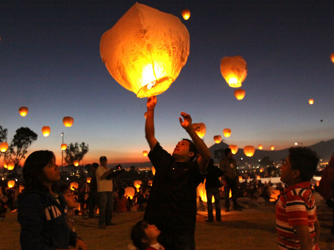 festival de globos de cantoya en el estado de mexico