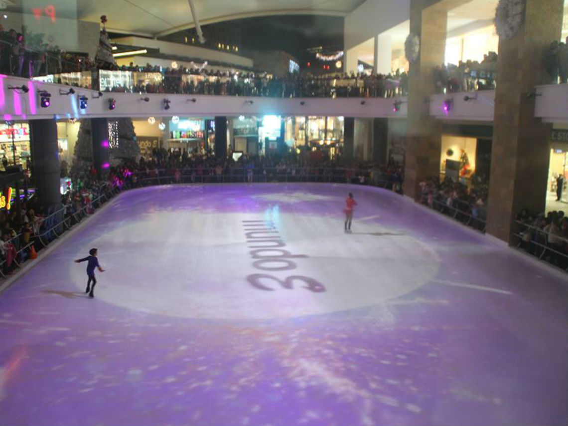 Pistas de hielo en la Ciudad de México