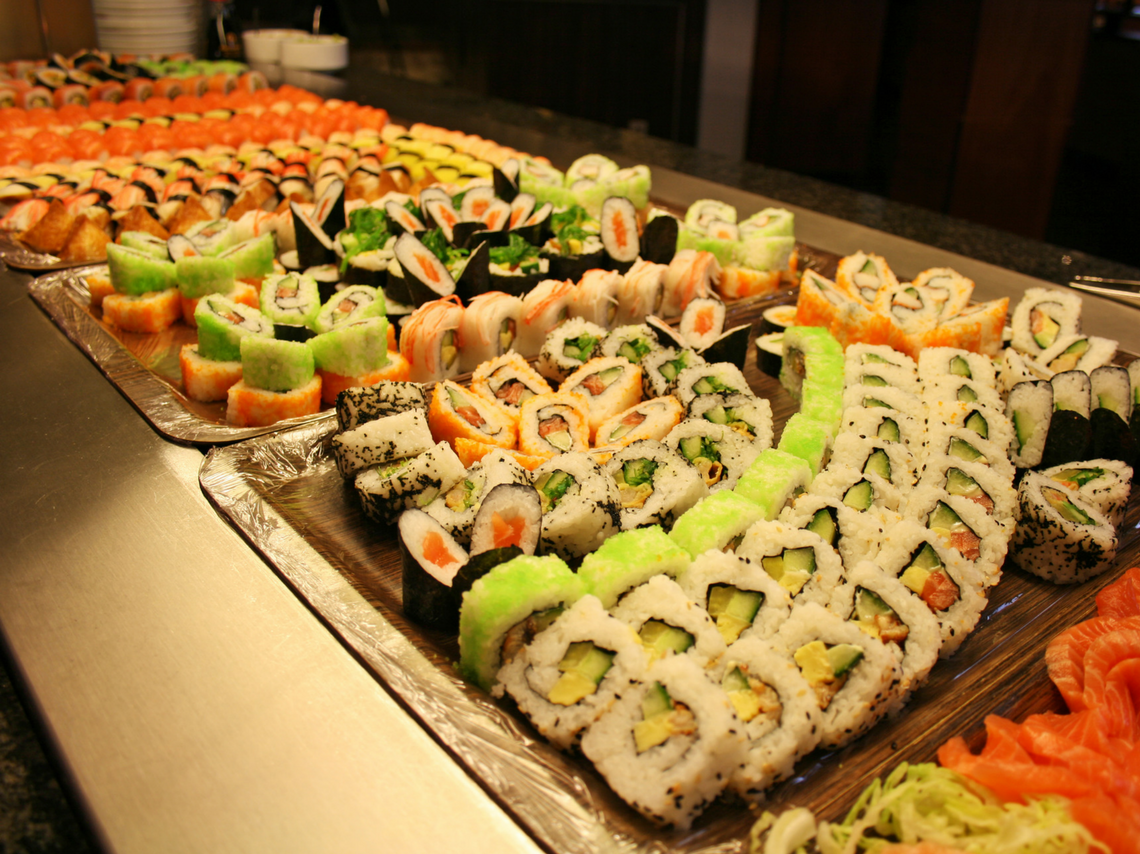 Buffets de sushi en la Ciudad de México