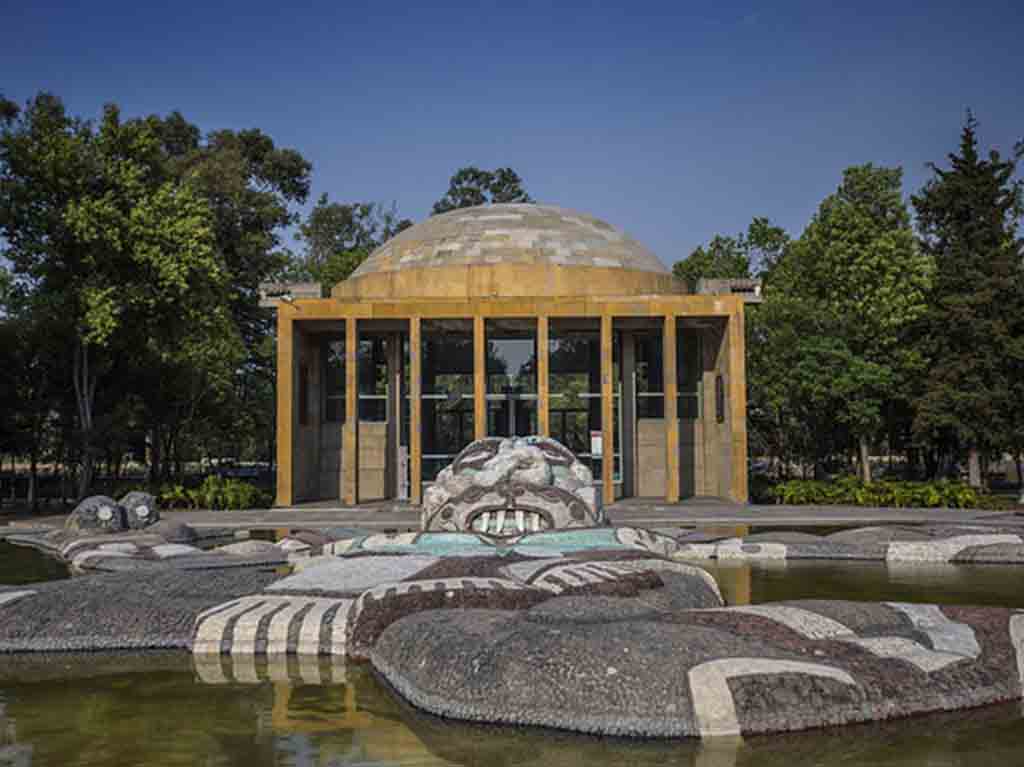 Fuente de Tláloc en el Cárcamo de Dolores