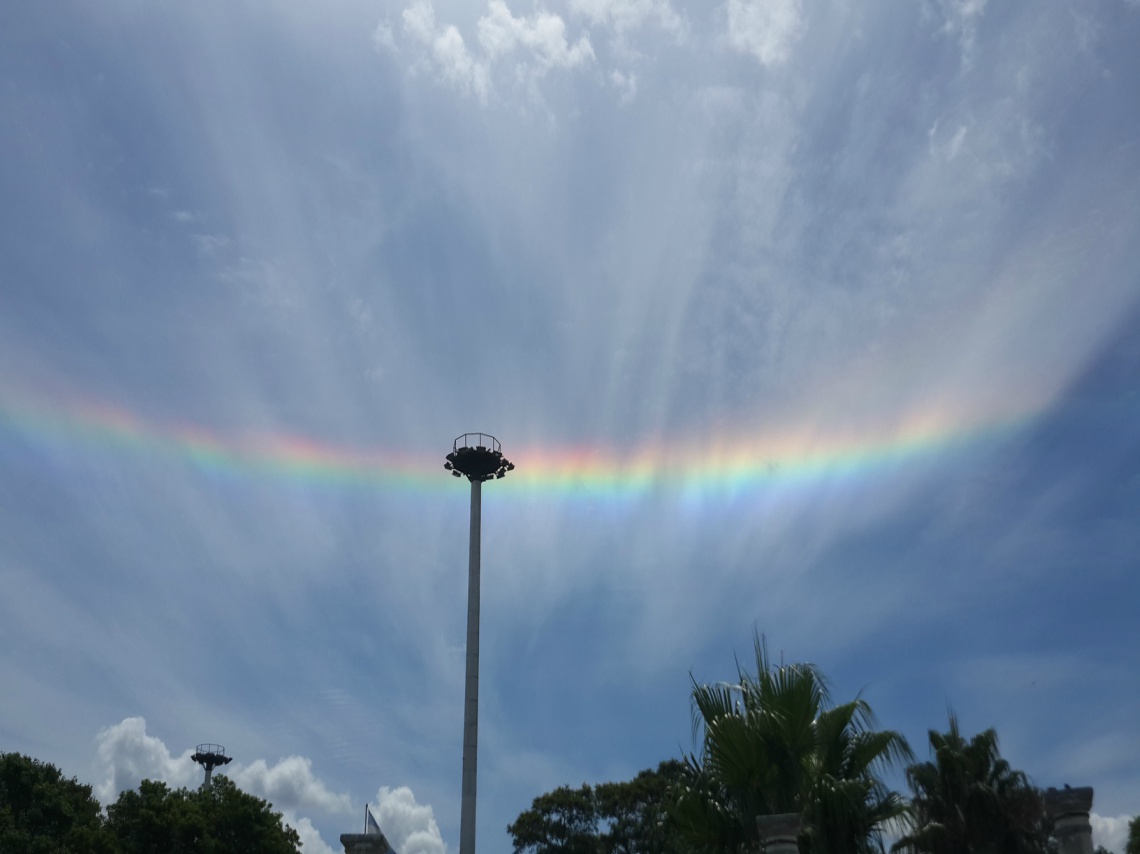 Halo solar en el DF