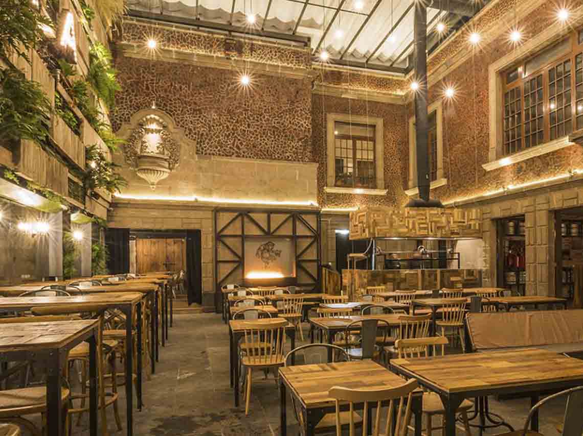 Restaurante Hispala El Beer Garden de la colonia Roma