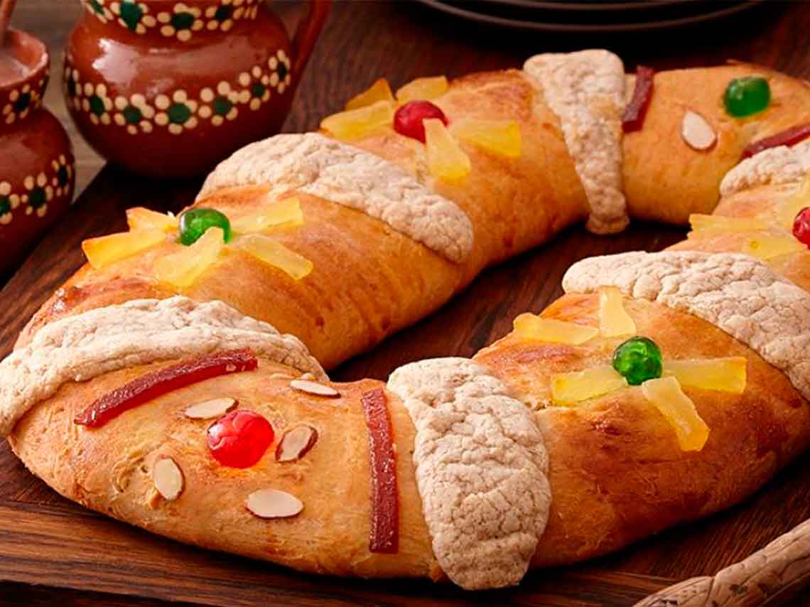 Las mejores roscas de reyes de la Ciudad de México caramelizada