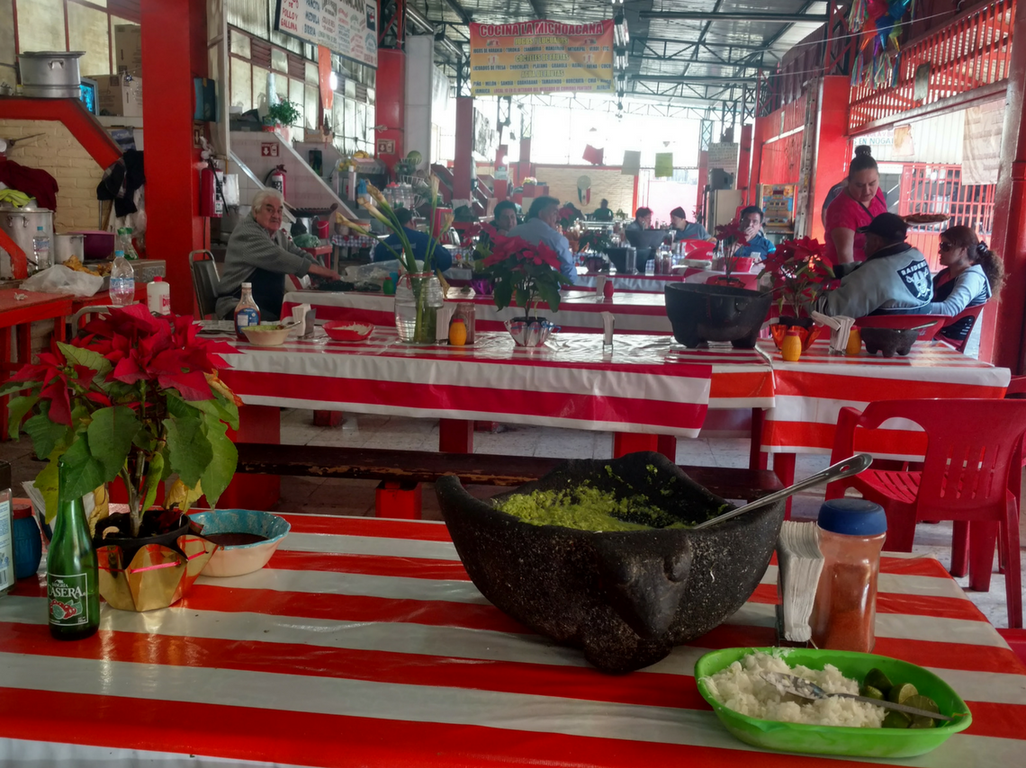 Mercado de pantaco en la Ciudad de México