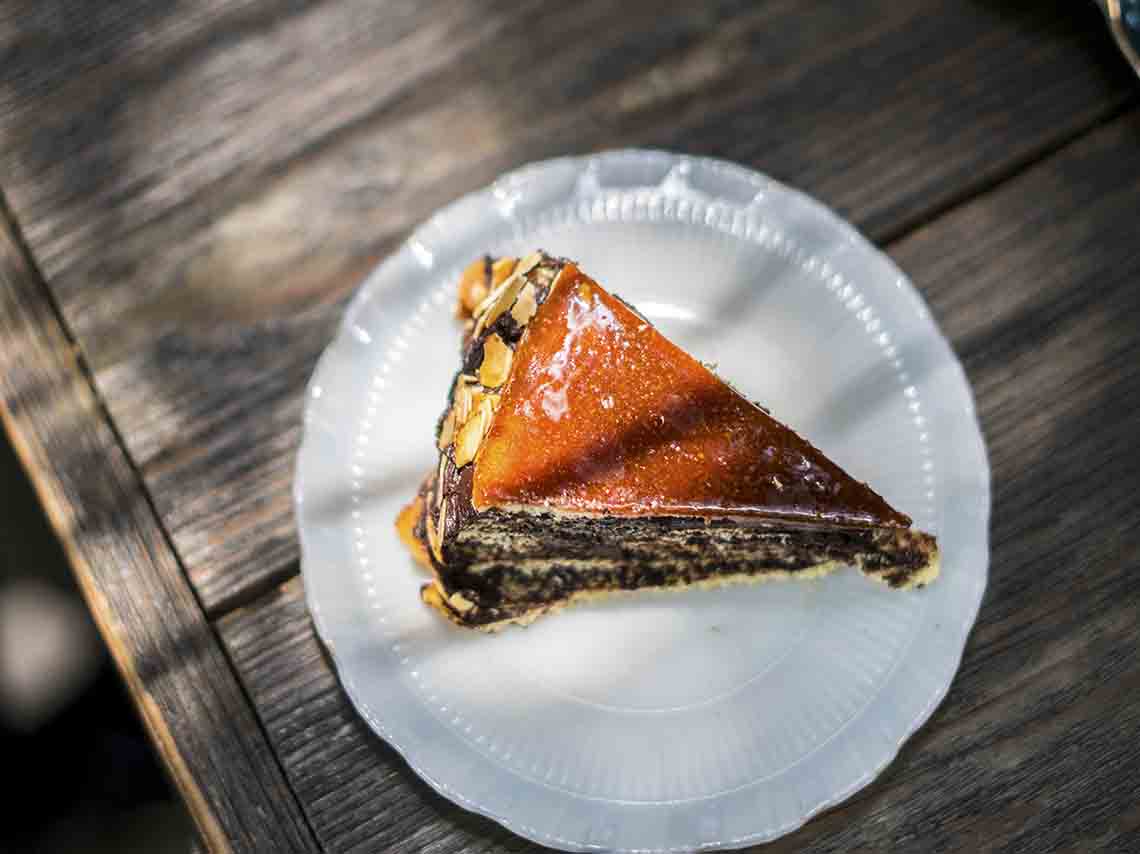 Dobostorta, postre hungaro. Café Budapest