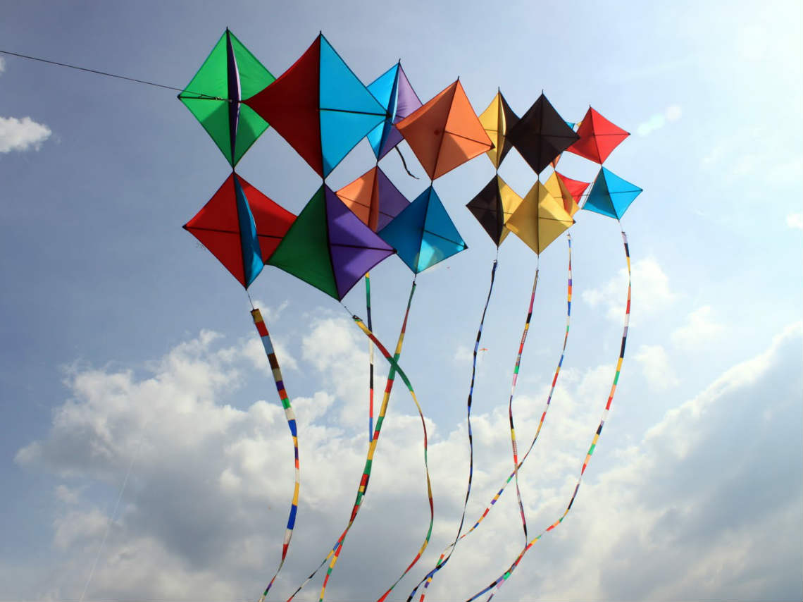 Vuelo de papalotes en Garibaldi
