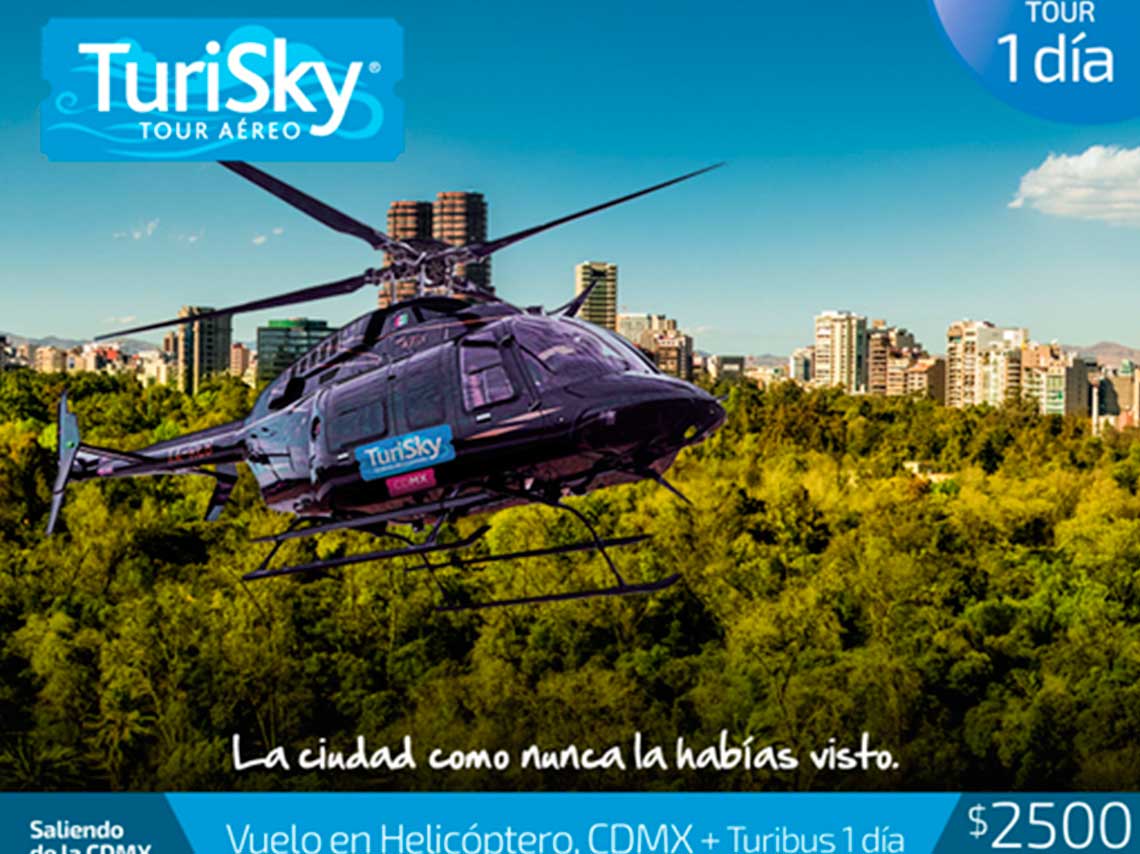 Recorridos en helicóptero por CDMX: conoce la ciudad por aire 1