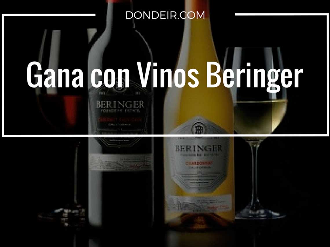 Festeja el amor con Vinos Beringer ¡Gana un detalle!