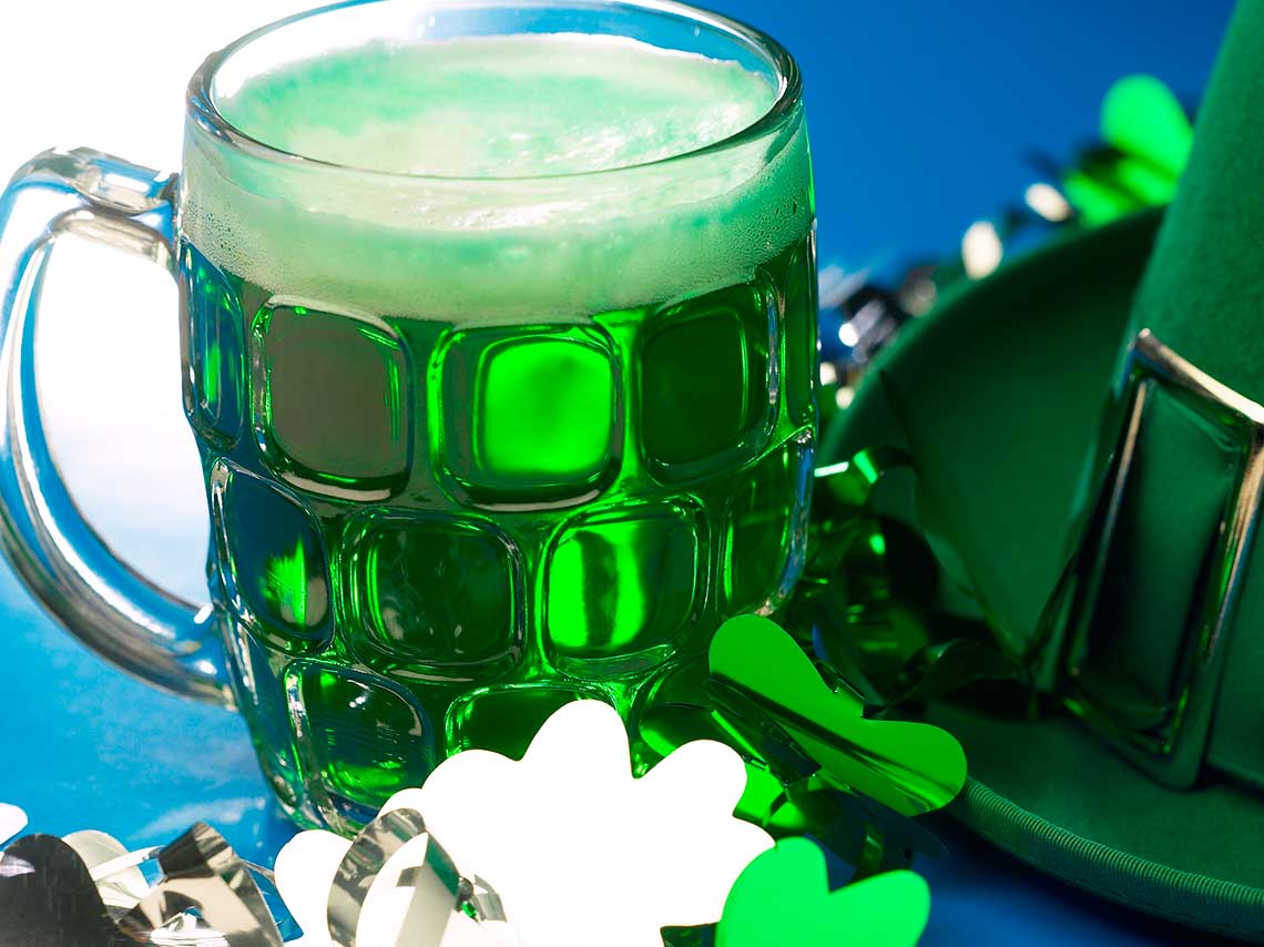 ¡Tour cervecero St. Patrick! Prueba cuatro cervezas verdes en un día