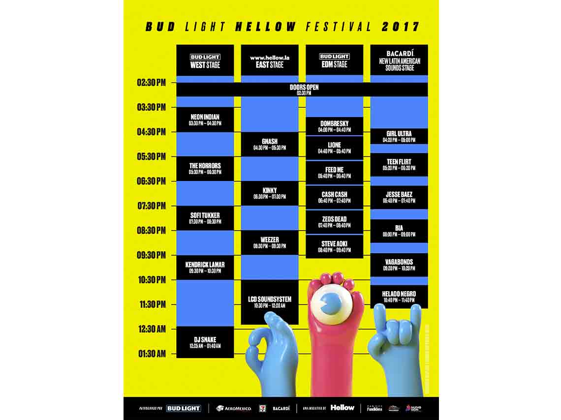 Cartel oficial del Hellow Festival 2017 02