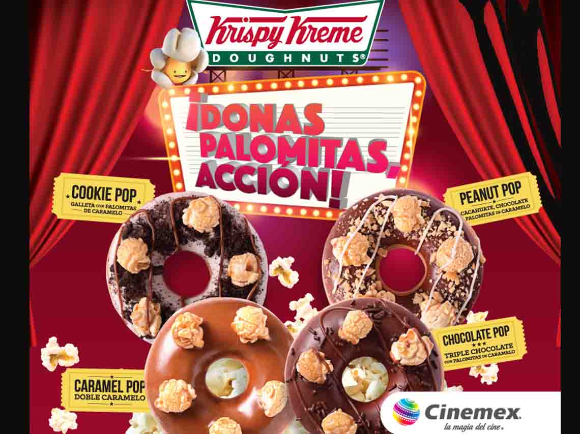 Krispy Kreme, Cinemex y DÓNDE IR te regalan donas