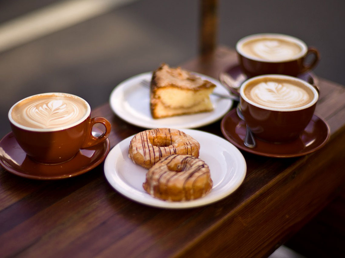 fiestas de chocolate, café y comida gourmet