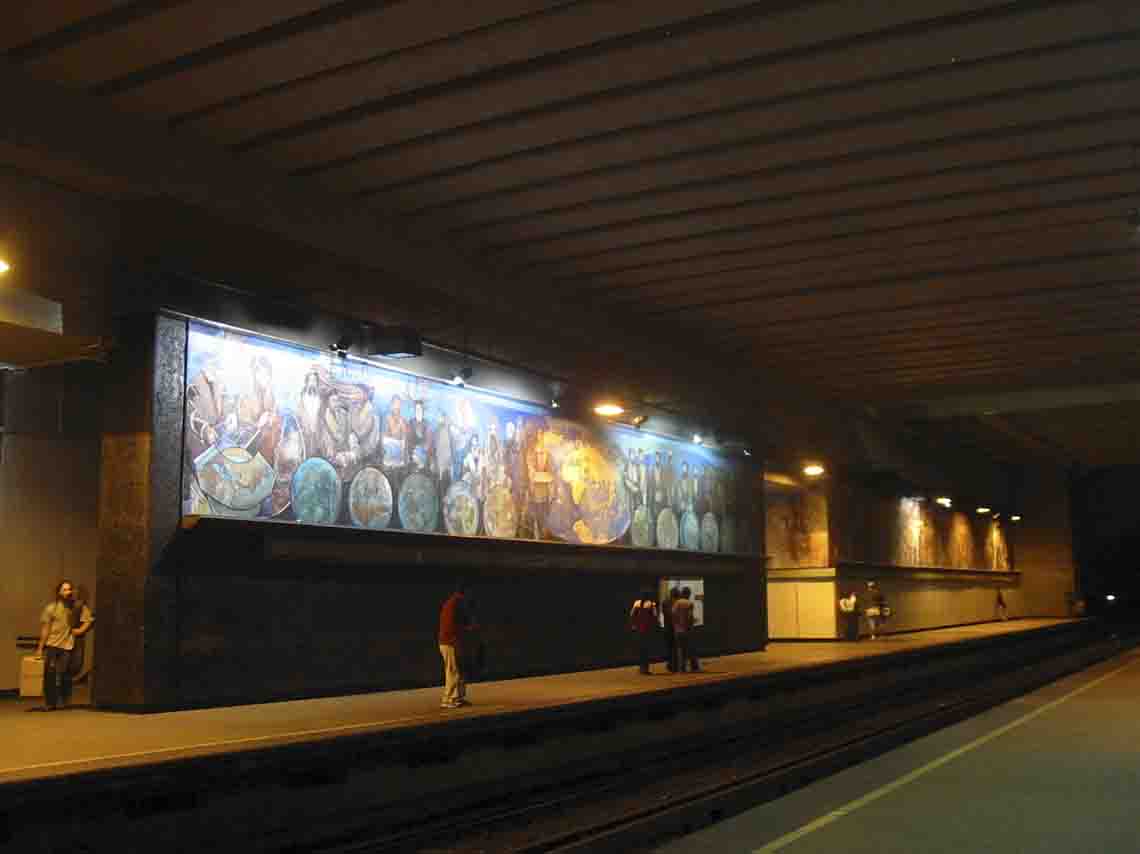 Murales del metro de CDMX