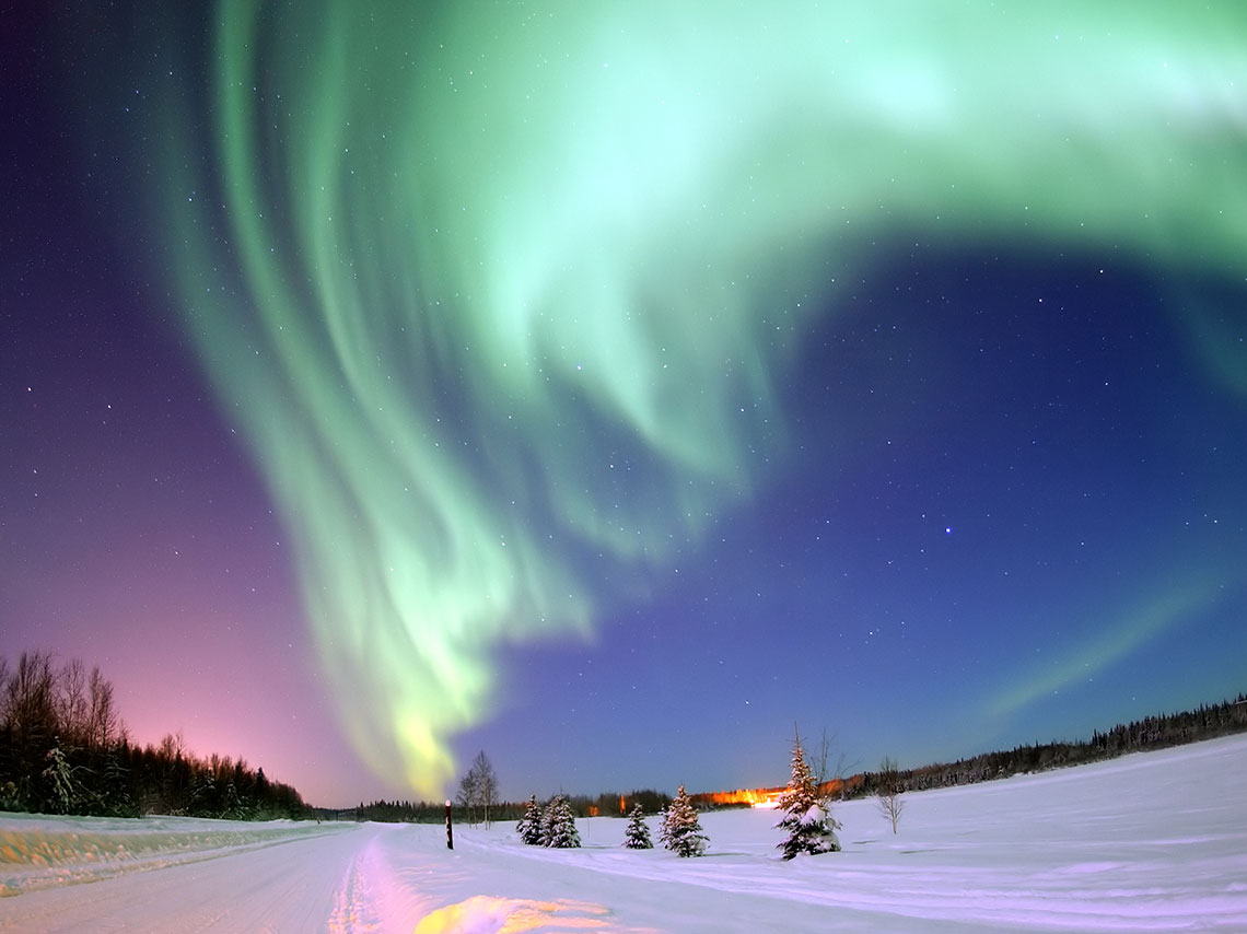 dónde ver auroras boreales