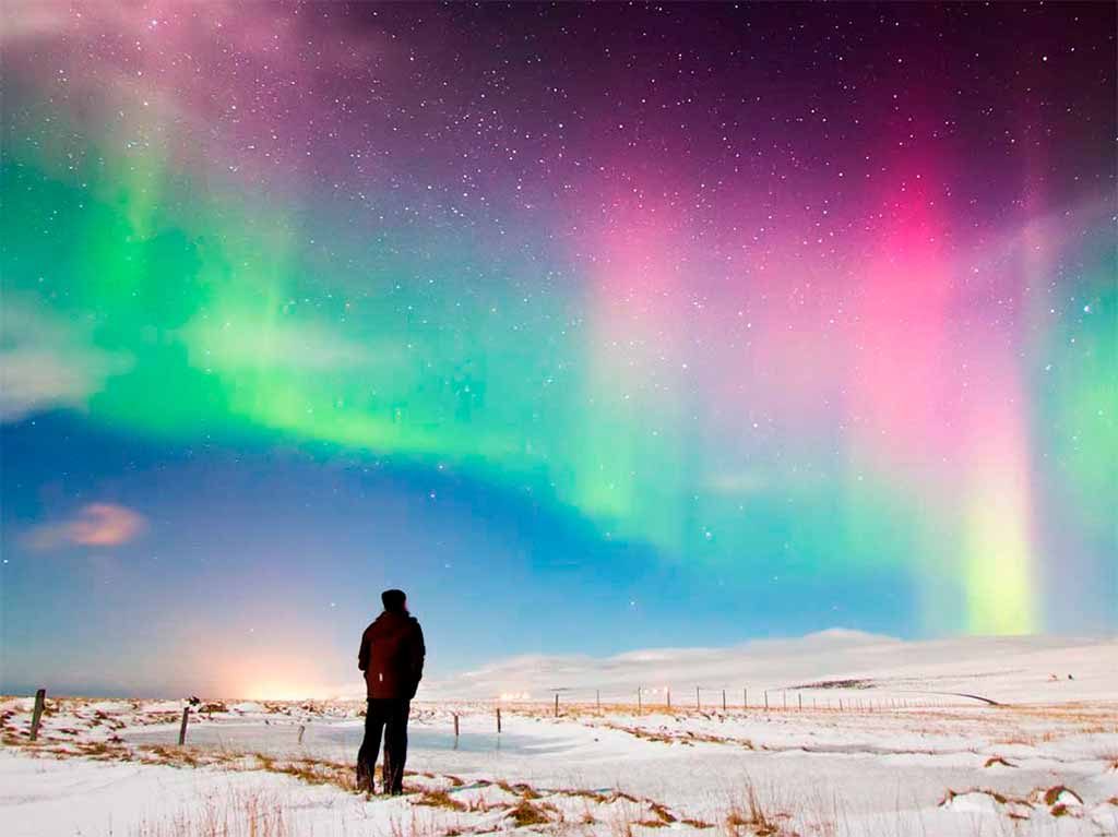 dónde ver auroras boreales