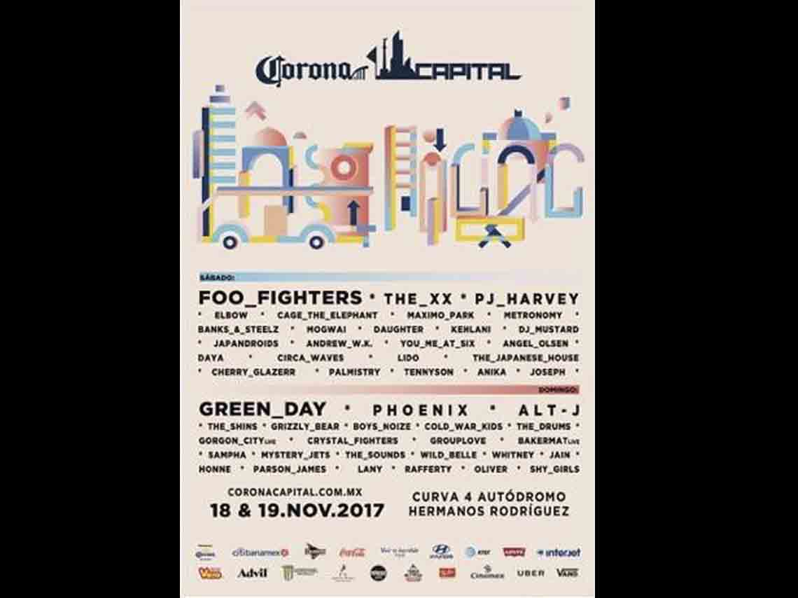 Corona Capital 2017 Checa el cartel y el lineup completo