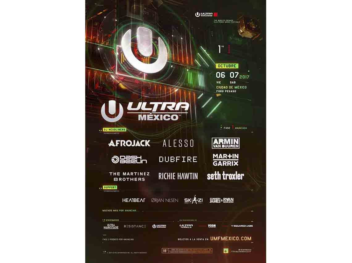 Ultra Music Festival 2017 UMF llega a Mexico en el Foro Pegaso 01