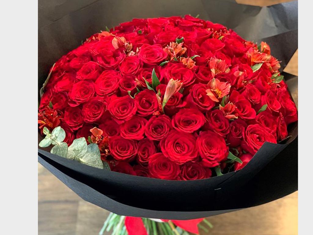 Bouquet de rosas rojas lolaflora