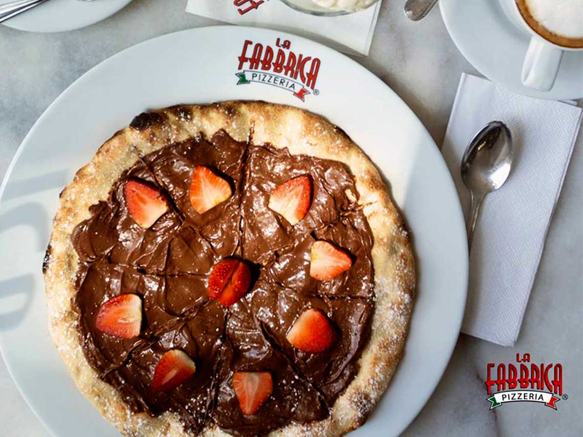 ugares con pizza de Nutella en CDMX