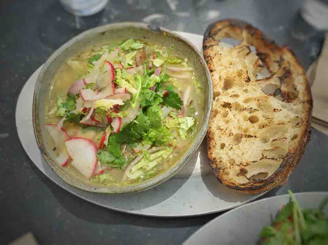 Comida de colores en CDMX