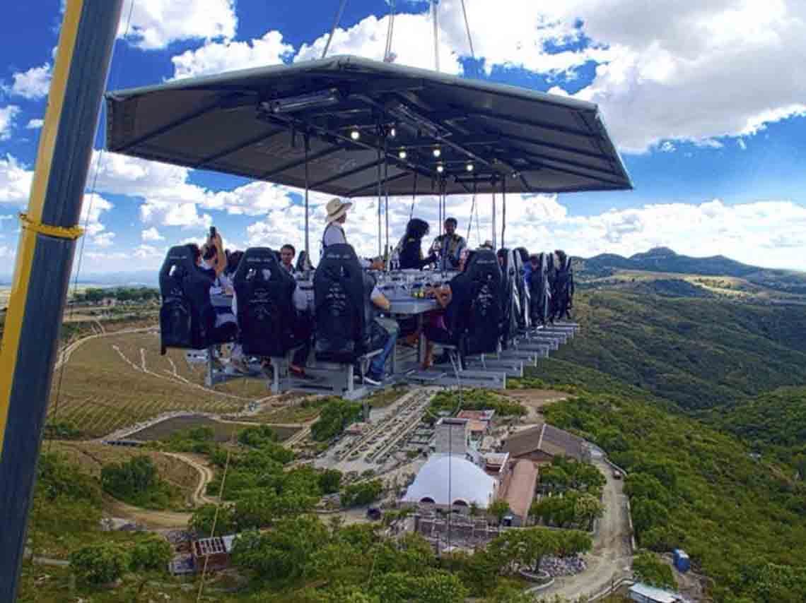 Dinner In the Sky 2017 Teotihuacán, Puebla y Querétaro