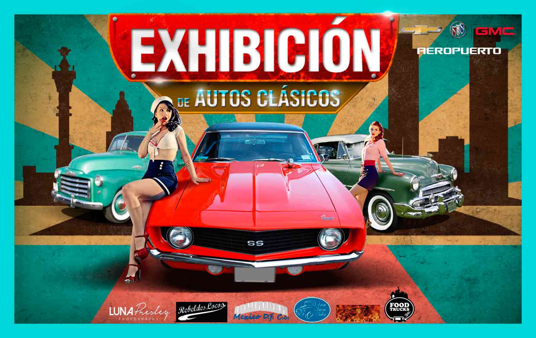 Exhibición de autos clásicos en Chevrolet Aeropuerto 0