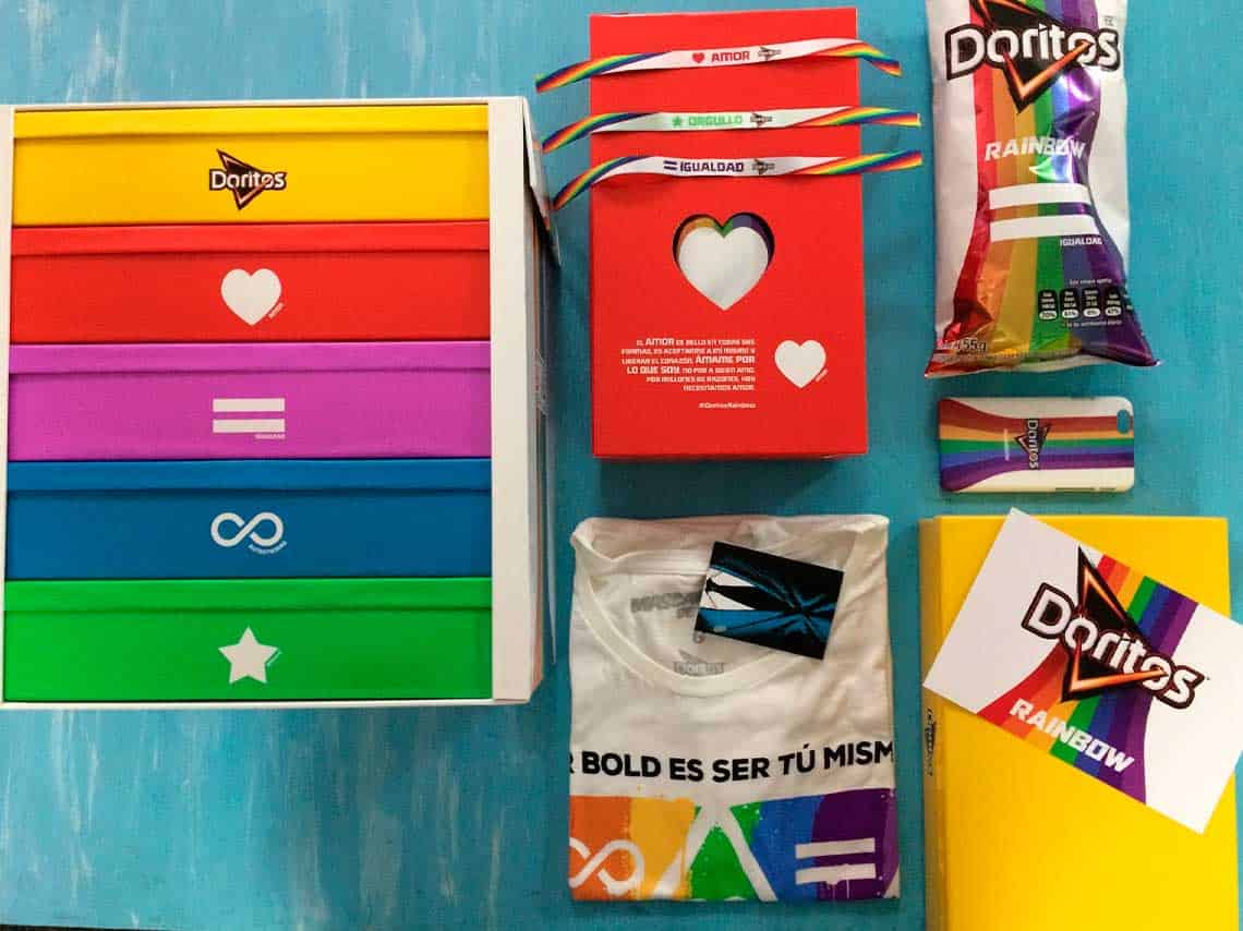 Doritos te regala un kit del amor, igualdad y orgullo