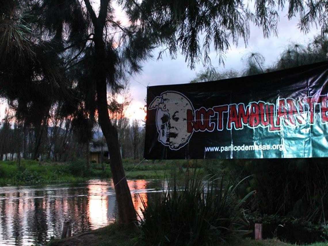Noctambulante en Xochimilco, campamento cine de horror ¡Ay mis hijos!