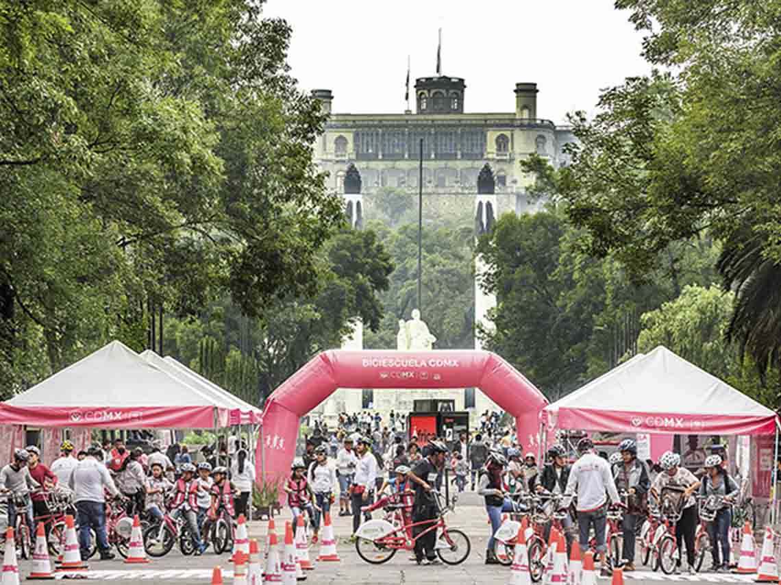 Biciescuela de verano 2017 a rodar en los bosques CDMX 01