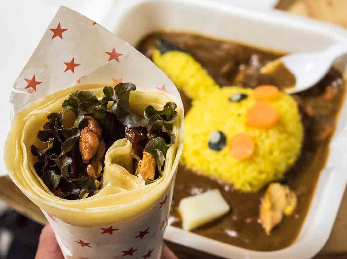 Maruhi Crepas y Animeshi: crepas y curry con alma de Japón