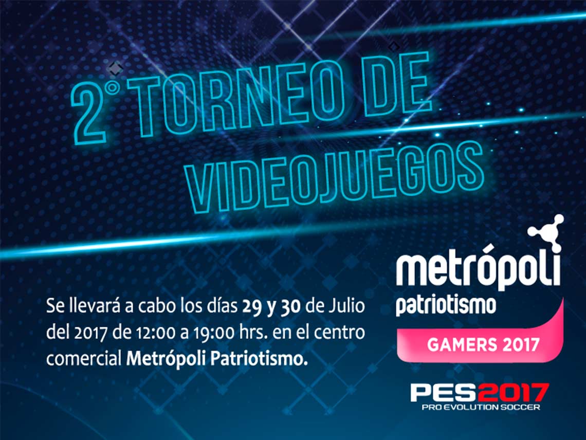 Llega el 2° Torneo de videojuegos Metrópoli Patriotismo