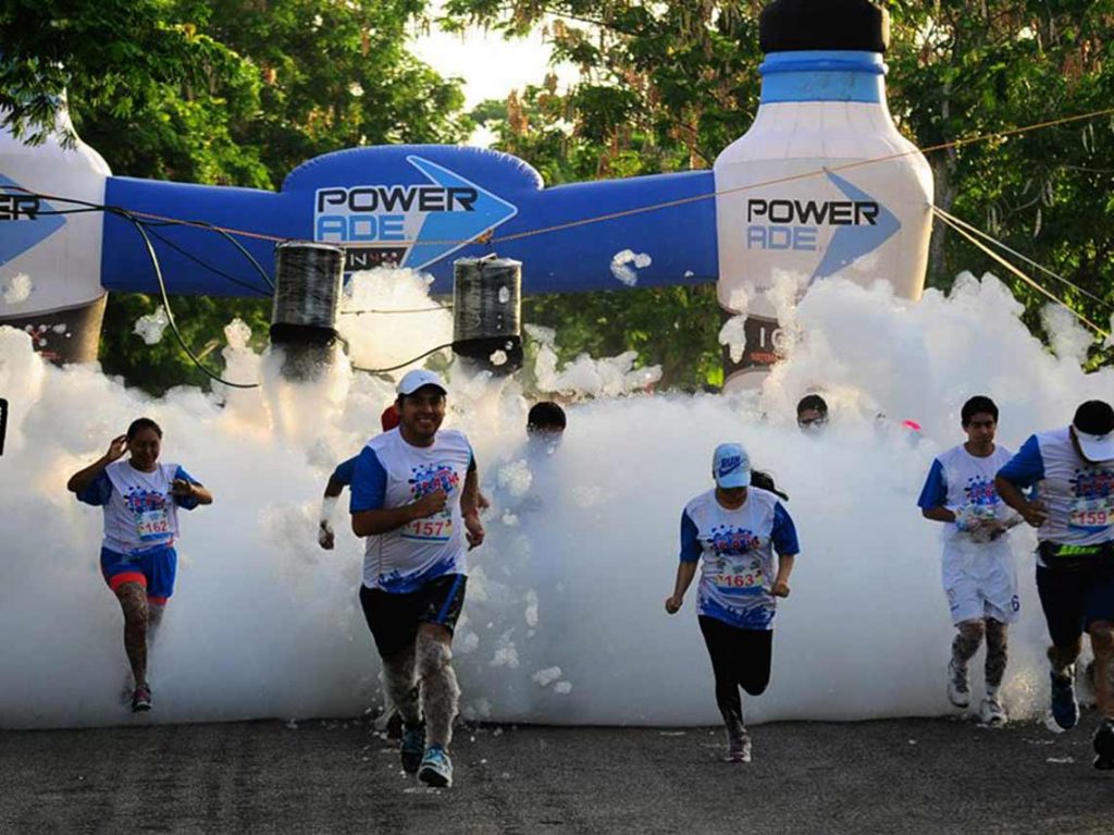 Carrera de espuma Aqua Splash