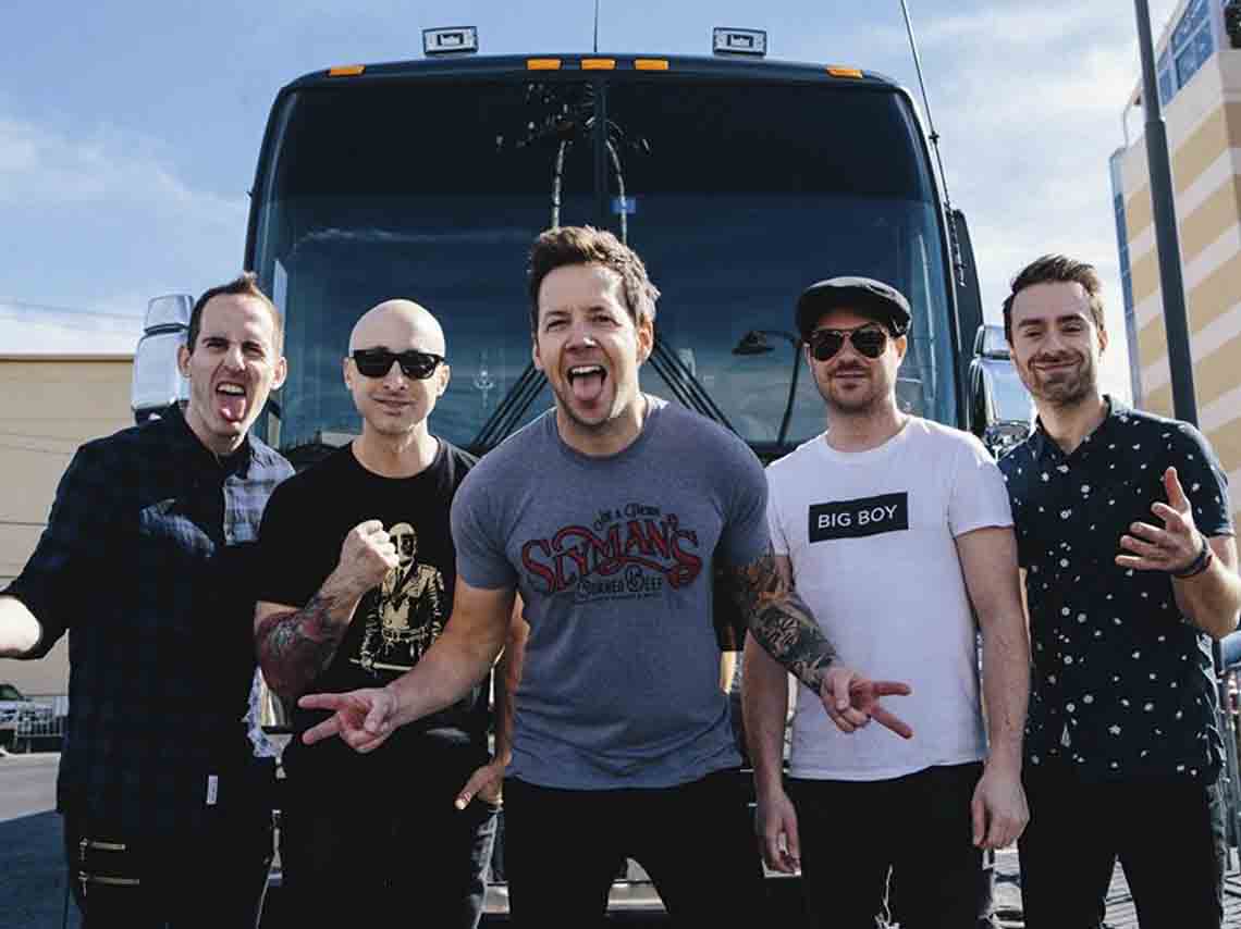 Simple Plan 2017 con 4 conciertos de su gira en México