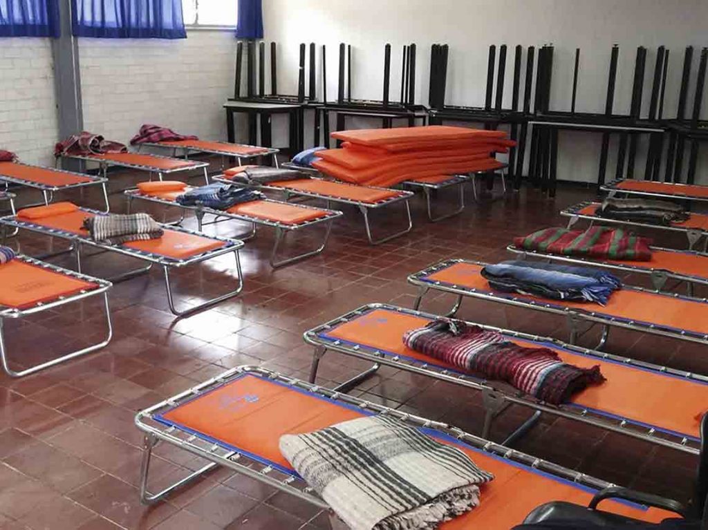 Albergues temporales en CDMX por el sismo de 7.1