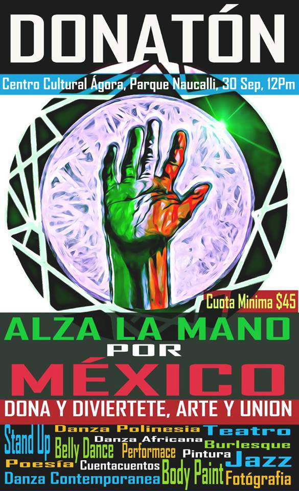 Arte y unión en el Donatón, ¡alza la mano por México! 0