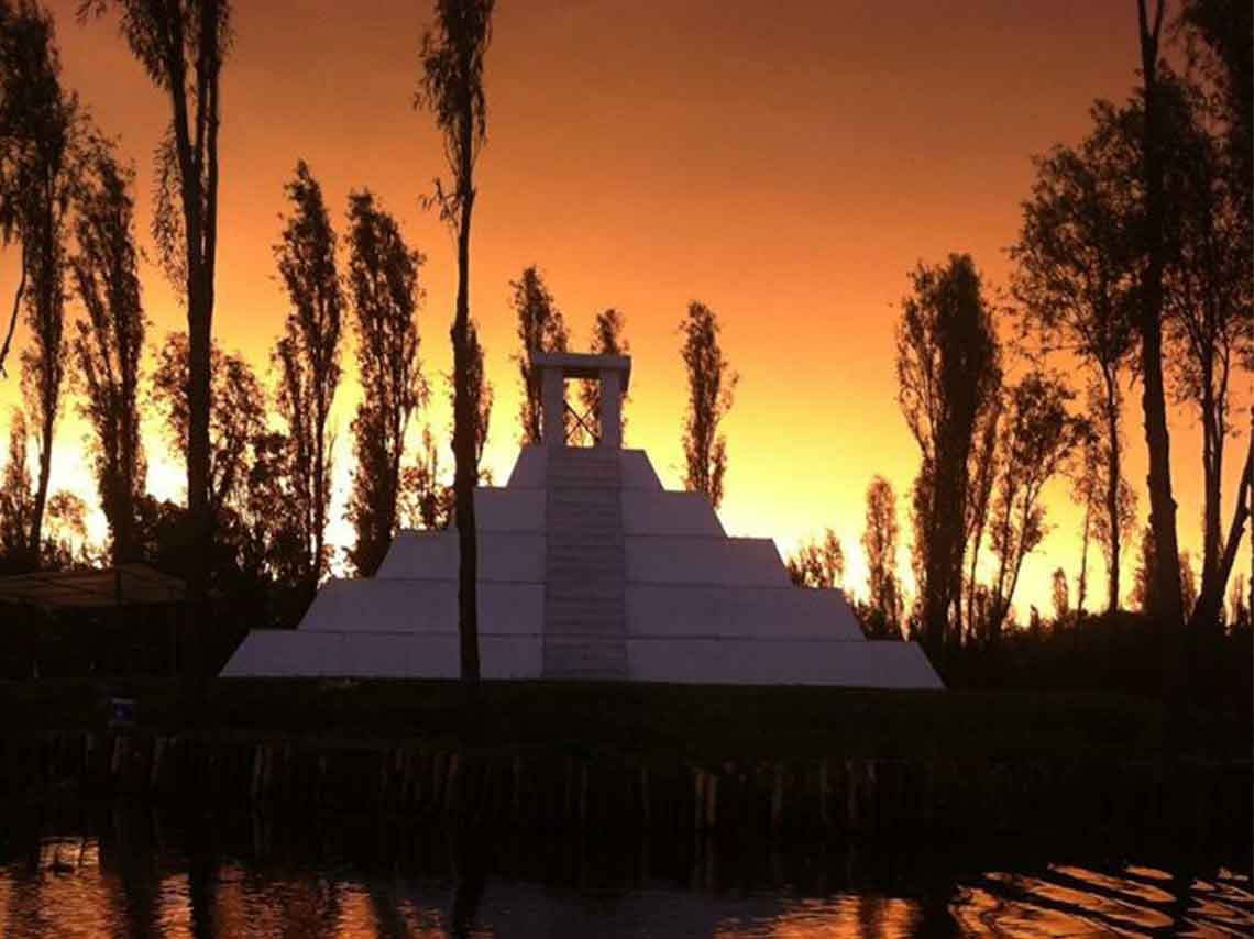 La leyenda de La Llorona en Xochimilco 2017 con mapping 2