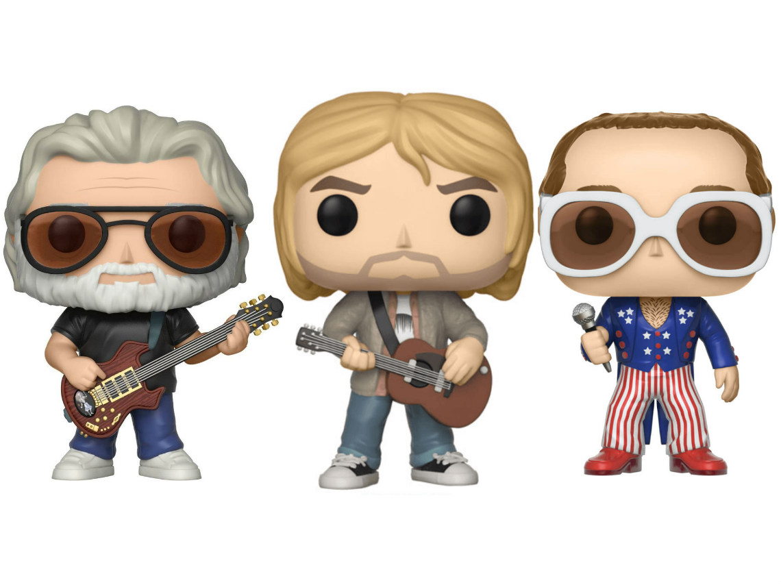 La nueva colección de Funko tiene a Kurt Cobain y Elton John