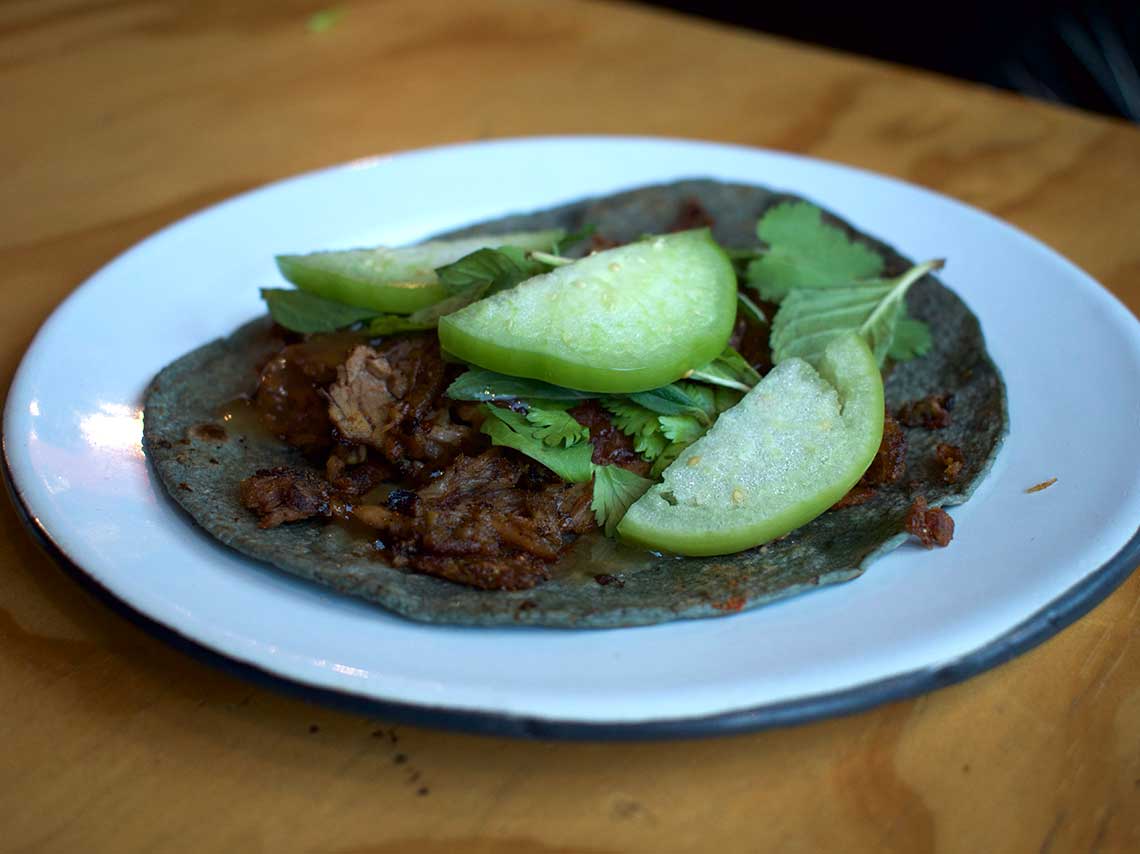 ¡El primer taco de helado! en Tizne Tacomotora CDMX 1