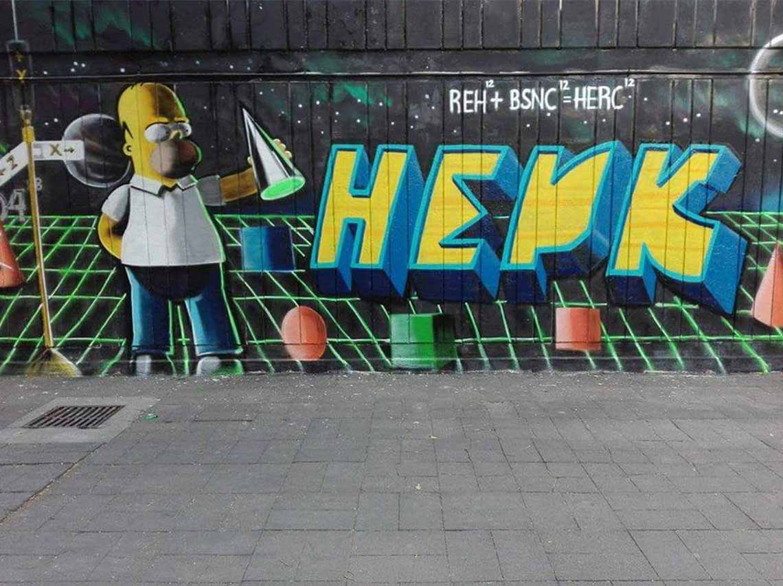 Sprayfield: murales de los Simpson invaden CDMX con graffiti 5