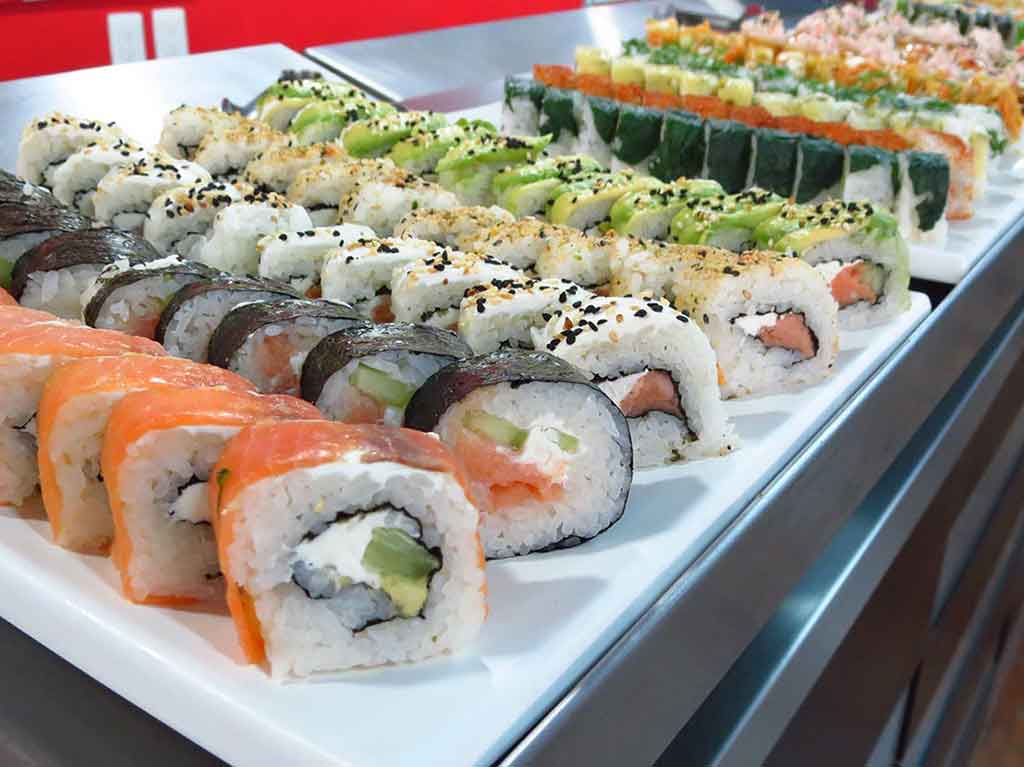 Buffet de Sushi para toda la familia en Groshi Express